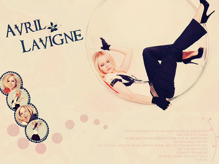 Avril Lavigne Wallpaper by isisphilippe on deviantART