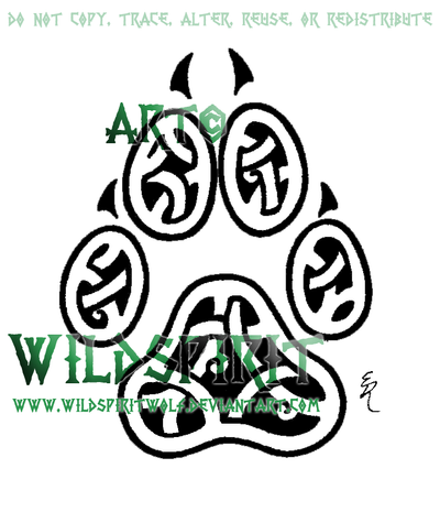 Advanced Search dog paw print tattoos. Wild Things Tattoo With Color.