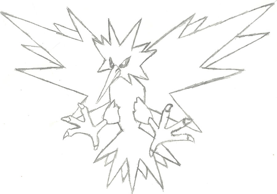 zapdos coloring pages - photo #28