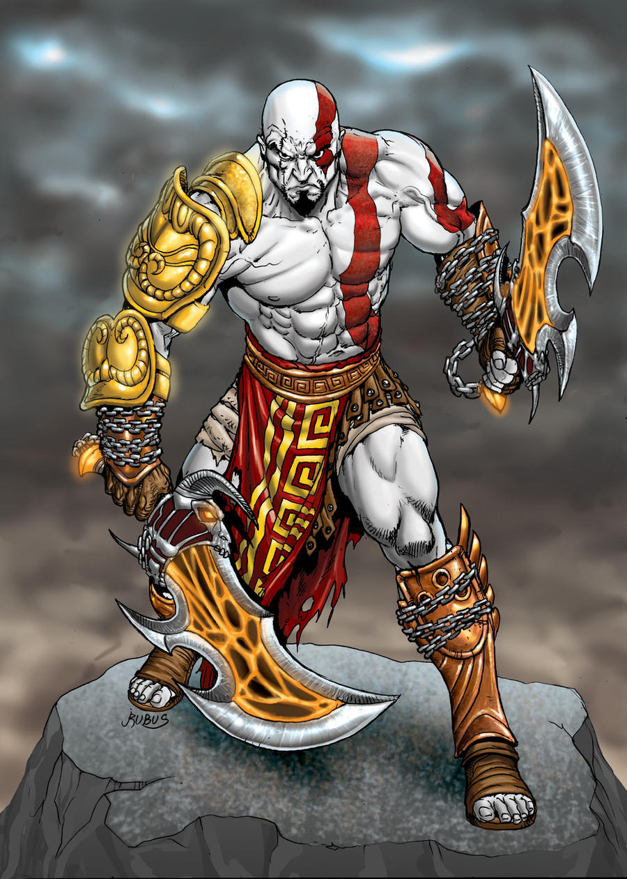Kratos, God of War by RubusTheBarbarian on DeviantArt