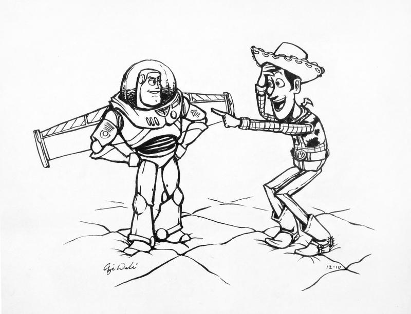 woody and buzz. Woody and Buzz for Dan by