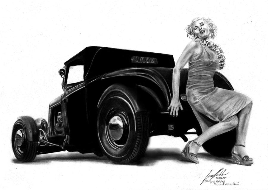 Hot Rod'n' Pin Up by LowriderGirl on deviantART