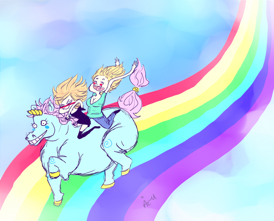 pictures of rainbows and unicorns. RAINBOWS AND UNICORNS by