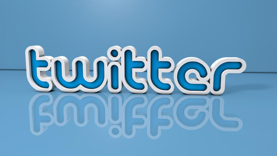 Twitter 3D Text by DifferentKev