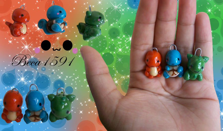 chibi pokemon clay charms by Beca1591 on deviantART