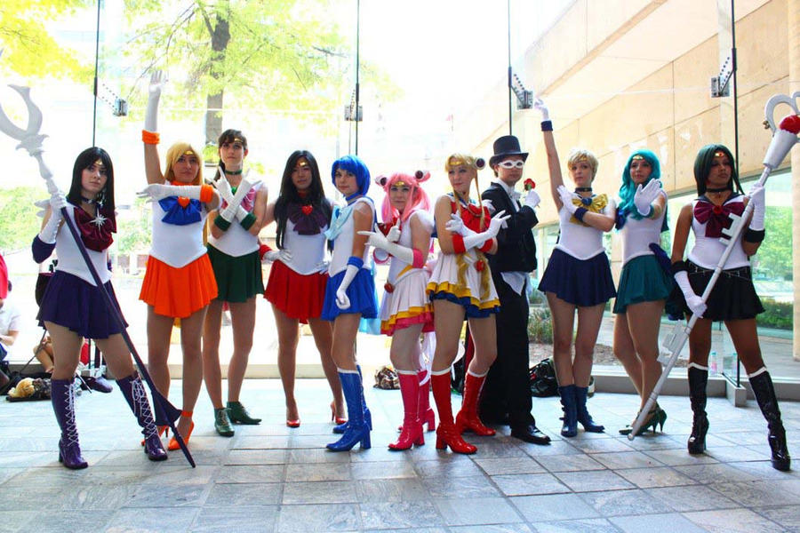 Sailor Moon Group Cosplay by CrimsonRoses