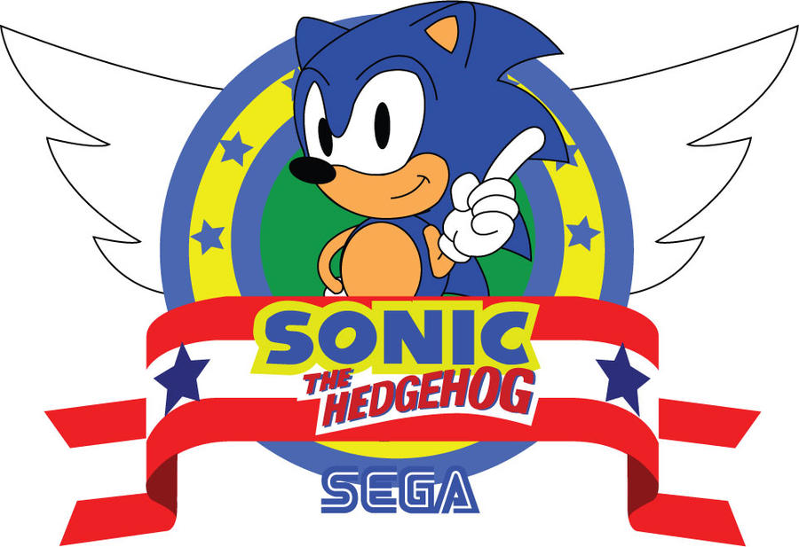 sonic the hedgehog adobe illustrator logo by supersmash ds mnbua
