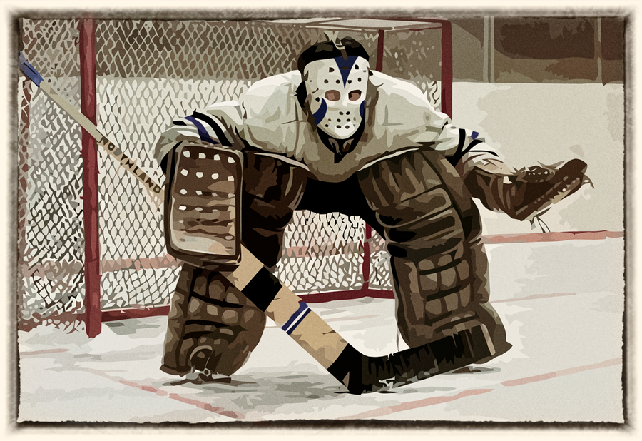 Vintage Hockey Goalie 51