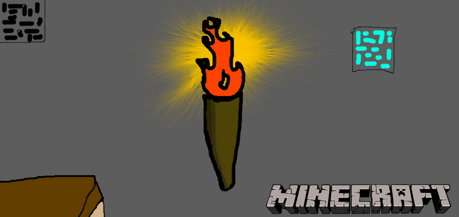 minecraft torch clipart - photo #25