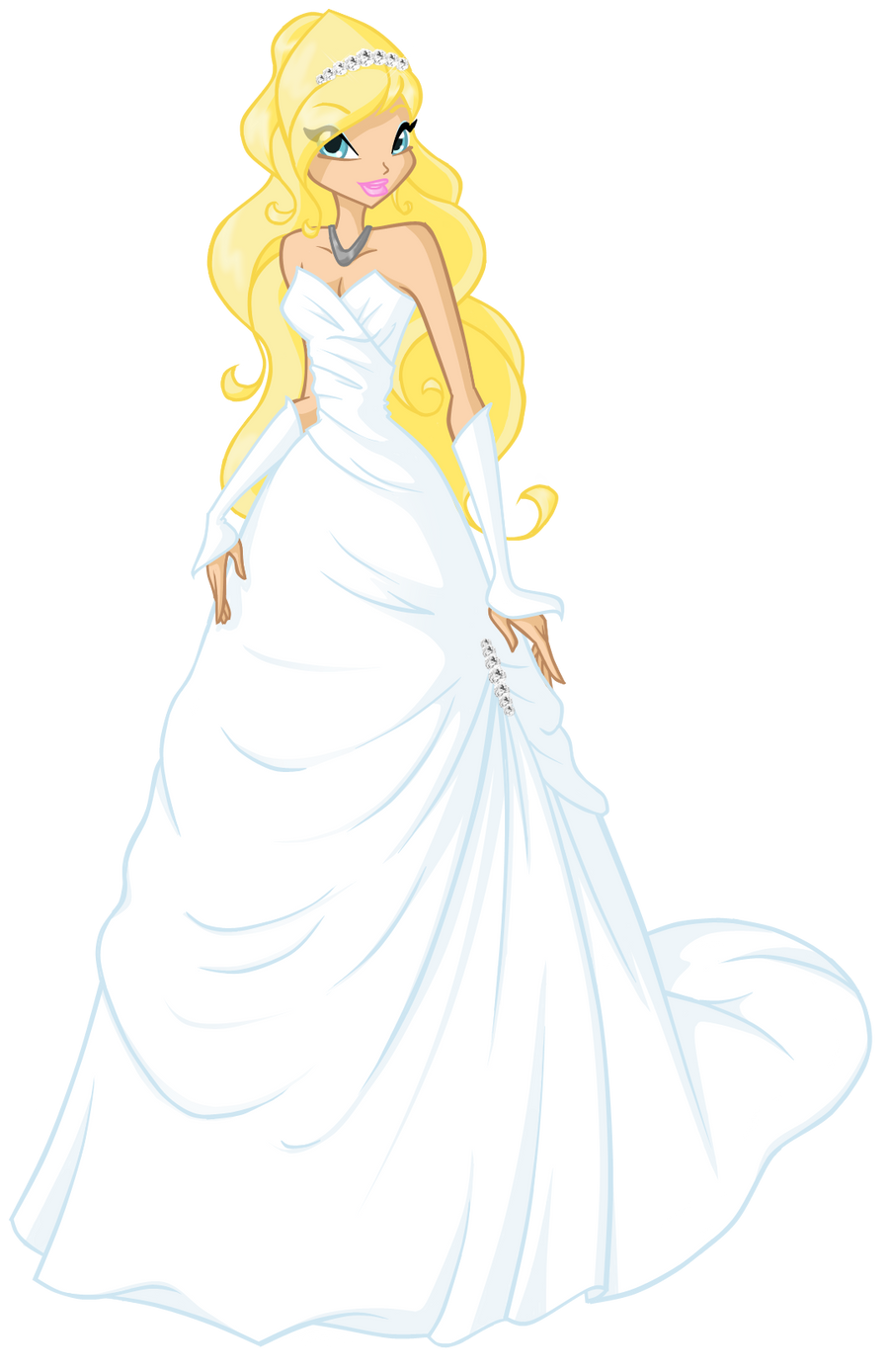 Cartoon wedding dresses