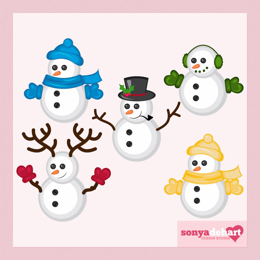snowman family clip art free - photo #39