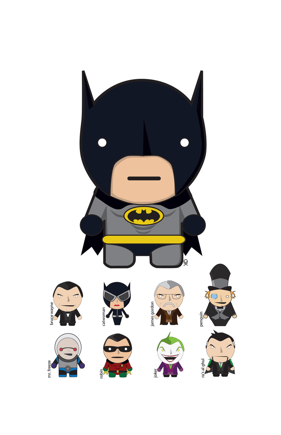 Batman Characters by dkuart on DeviantArt
