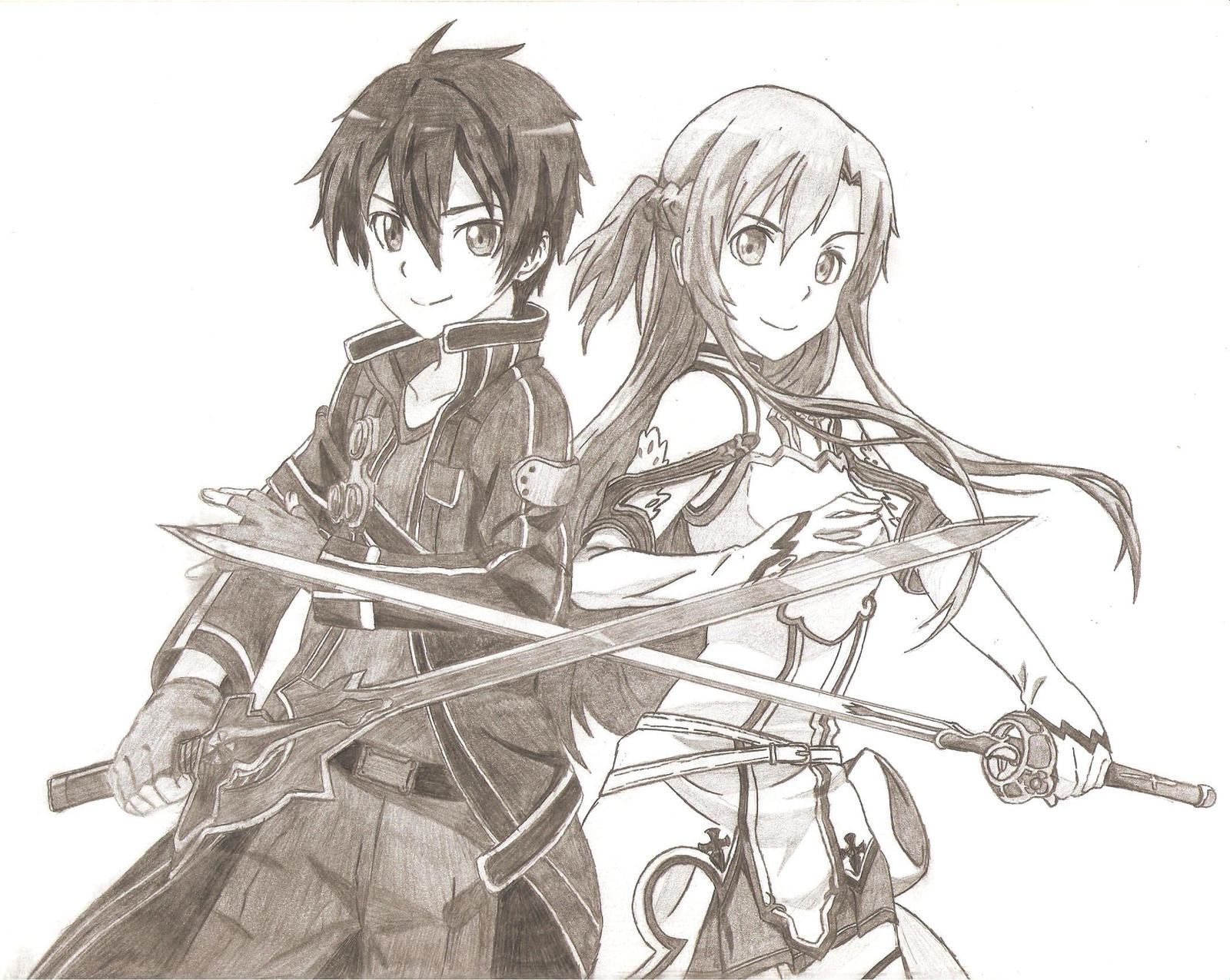 Sword Art Online - Kirito/Asuna by ZeusAFK on deviantART
