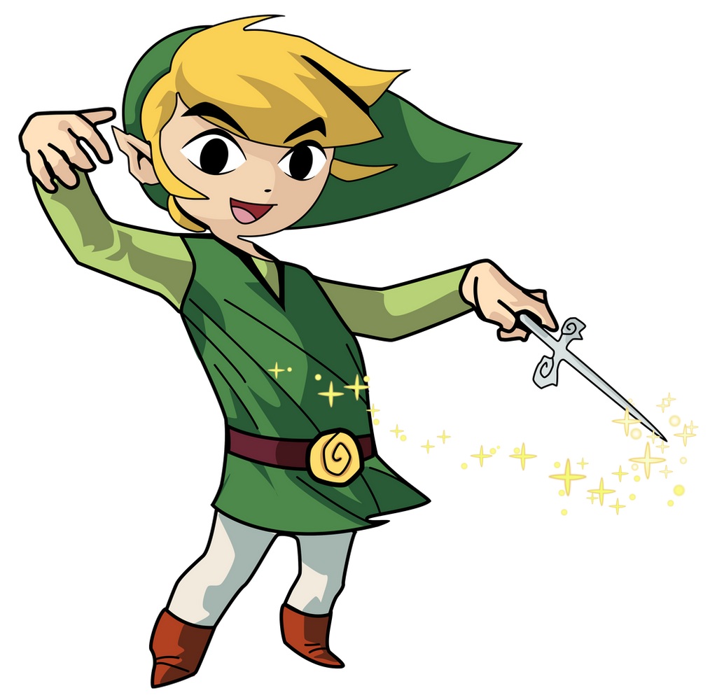 The Legend of Zelda : The Wind Waker - Link by firedragonmatty on
