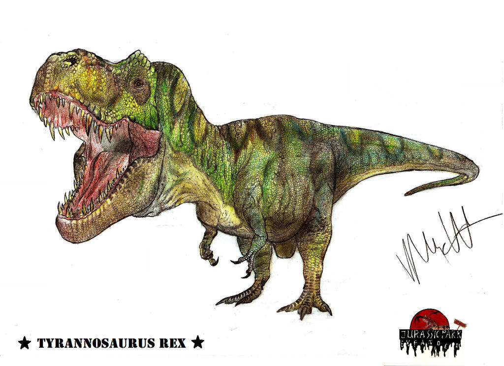 JP-Expanded Tyrannosaurus rex  by Teratophoneus