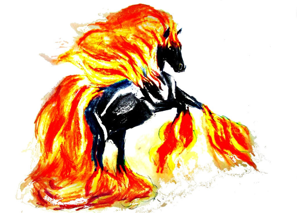 fire horse clipart - photo #10