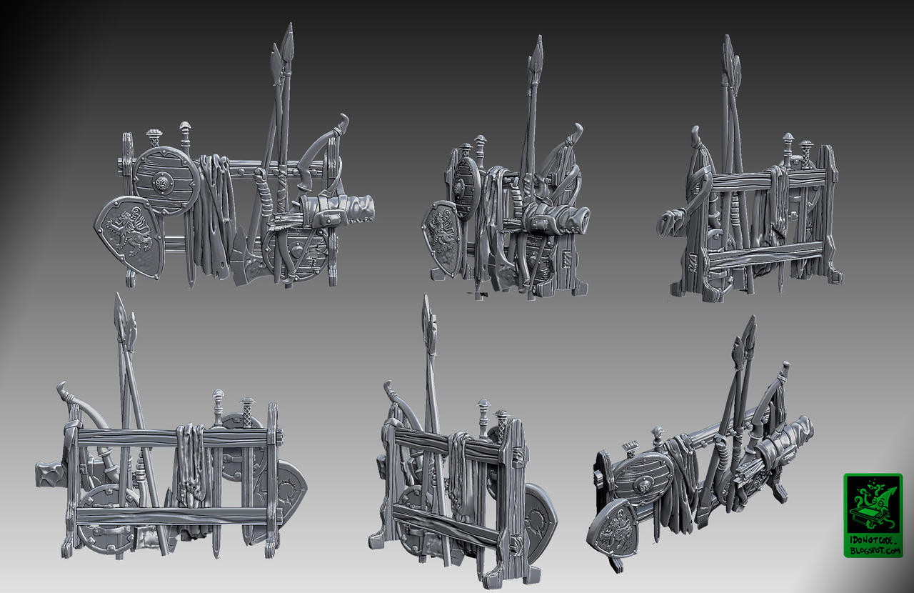 heroquest_25th_scenery__weapon_rack_by_z