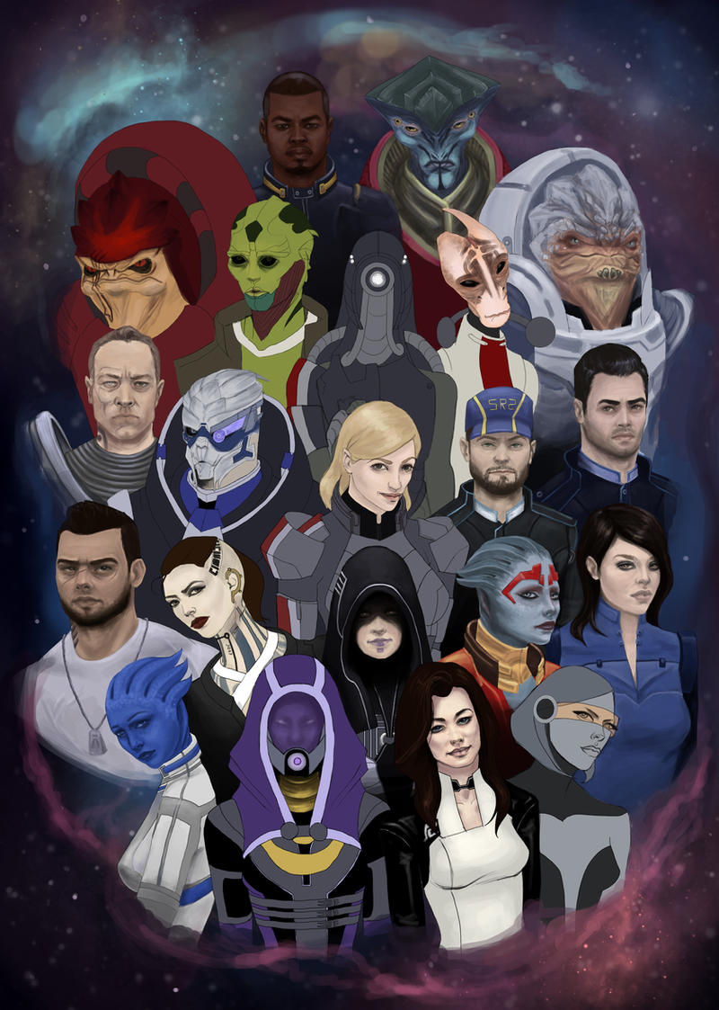 unfinished_mass_effect_squadmates_by_ros