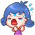 Crying girl icon by serapixels