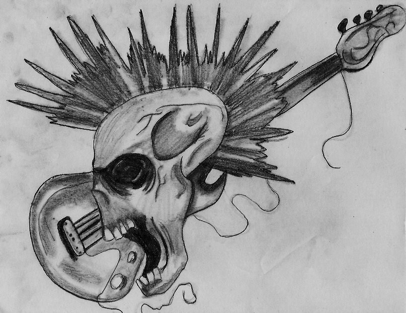 Metalhead tattoo by ~spongy-tweety on deviantART