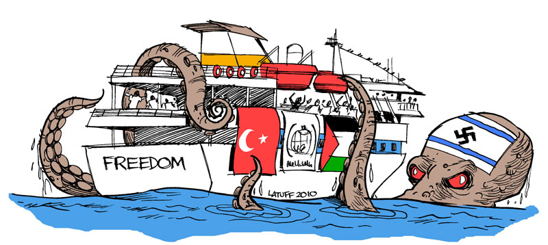 Kartun Konflik Israel-Palestina(Carlos Latuff)