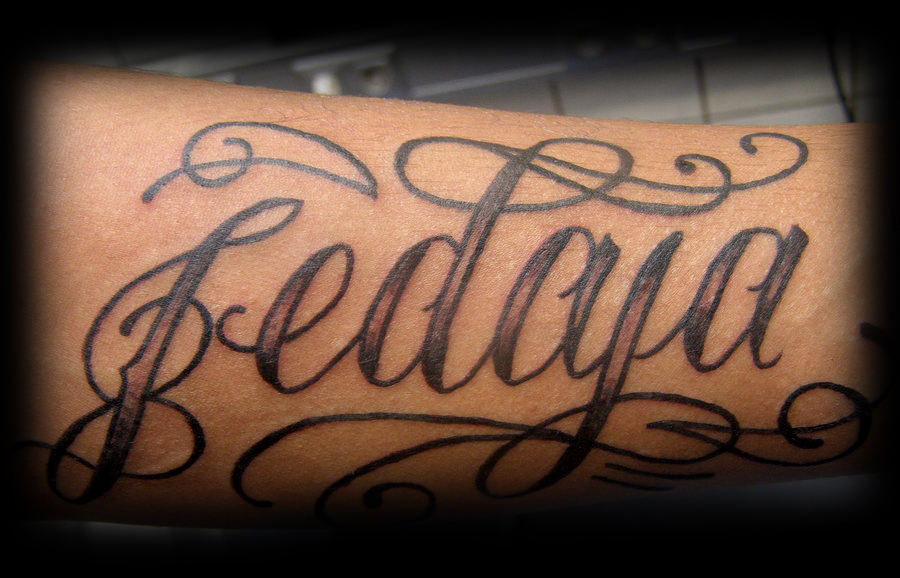 tattoo lettering lettering