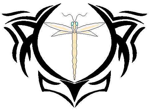 Recreation of Tattoo - dragonfly tattoo