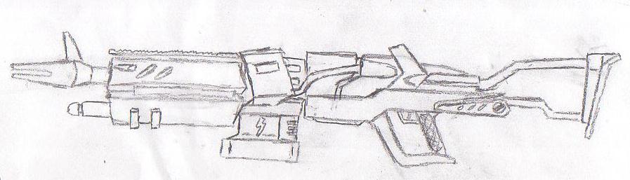 ray gun mark 2 drawing