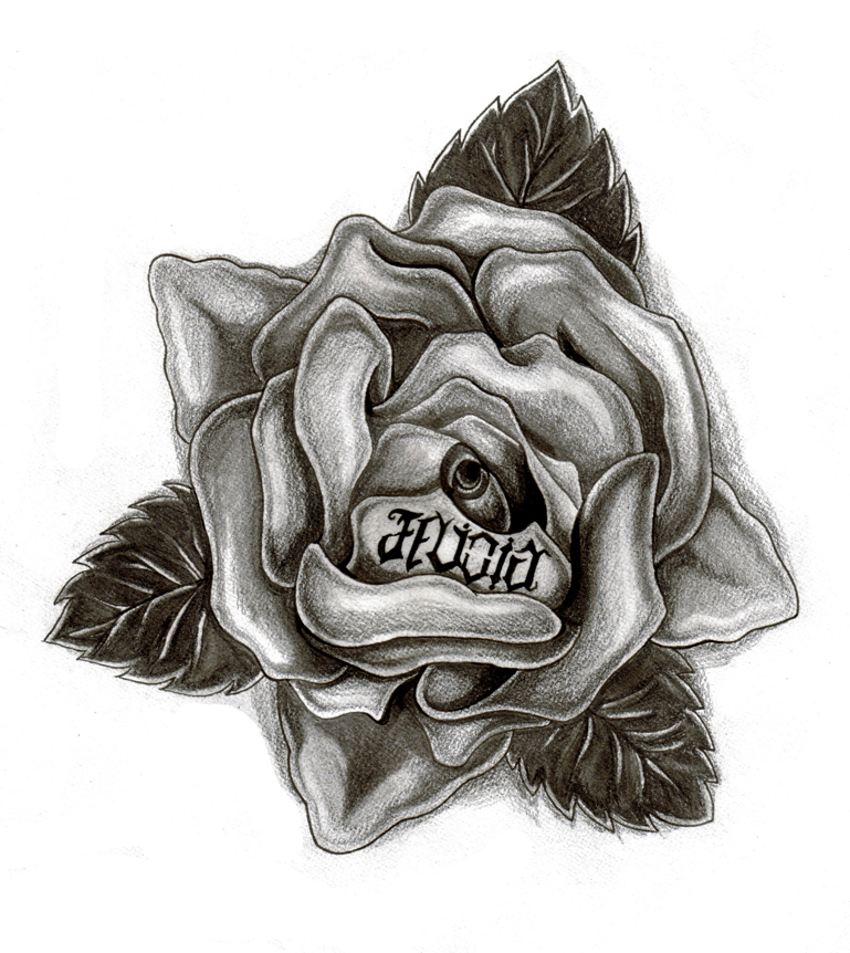 Felicia's Tattoo - flower tattoo
