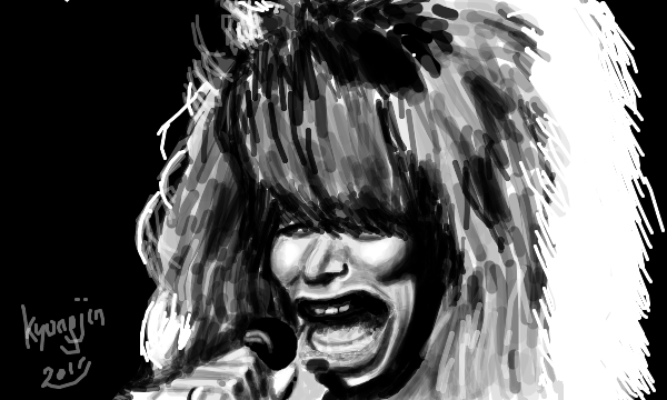 Tina Turner caricature