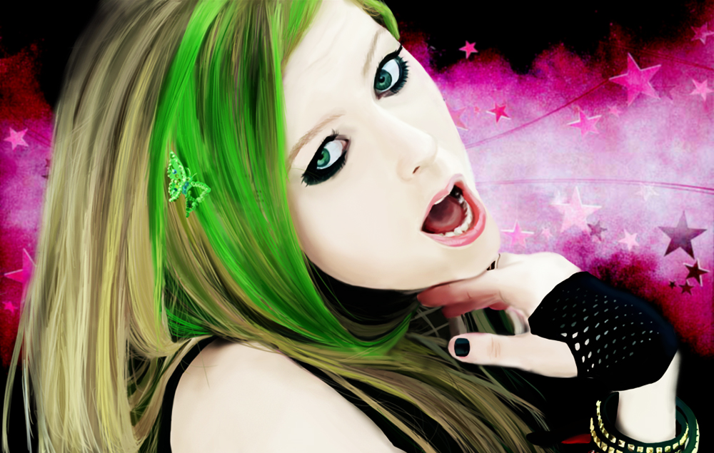 Avril Lavigne SMILE edit by CassPoon on deviantART