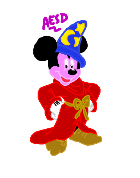 mickey mouse wizard clipart - photo #26