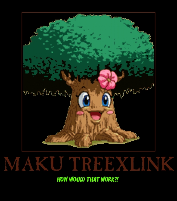 Zelda Maku Tree demotivational poster by Dbgtinfinite