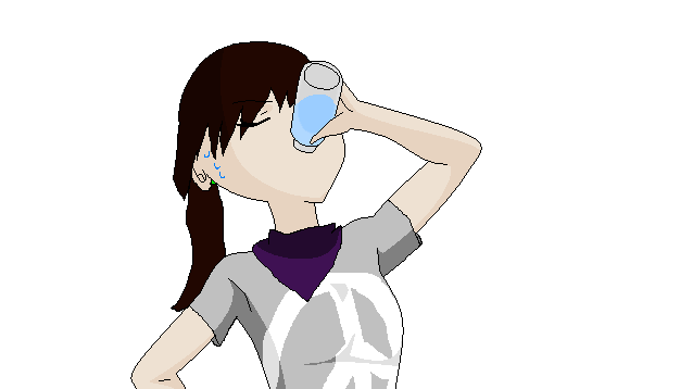 girl drinking clipart - photo #49