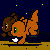 Bramblestar and Squirrelflight Running Icon by DemonicVampyreWolf
