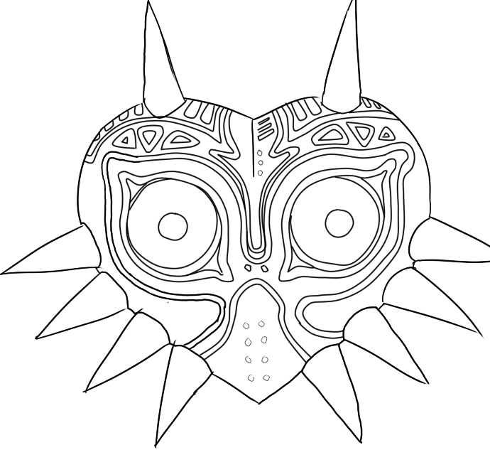 Major'S Mask Drawing 77