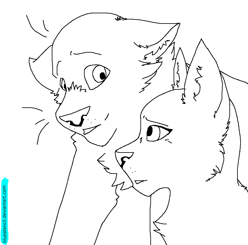 Long Haired Warrior Cat Coloring Coloring Pages