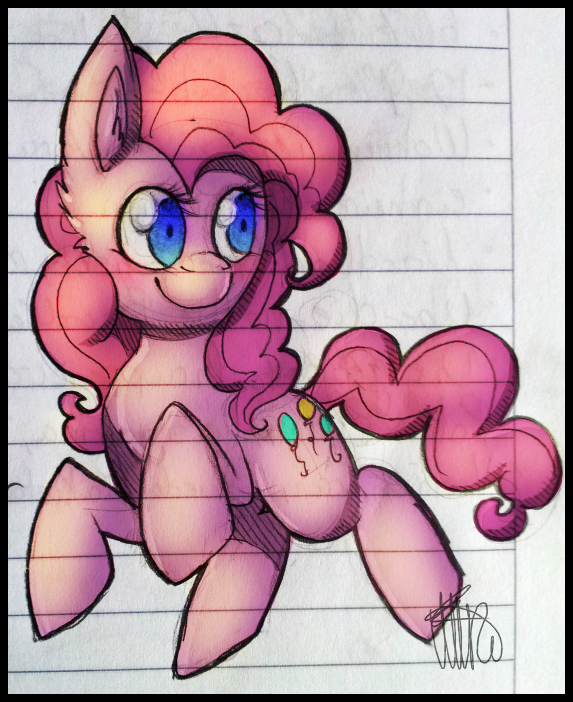 pinkie_on_lined_paper_by_xnir0x-d5qbc9y.