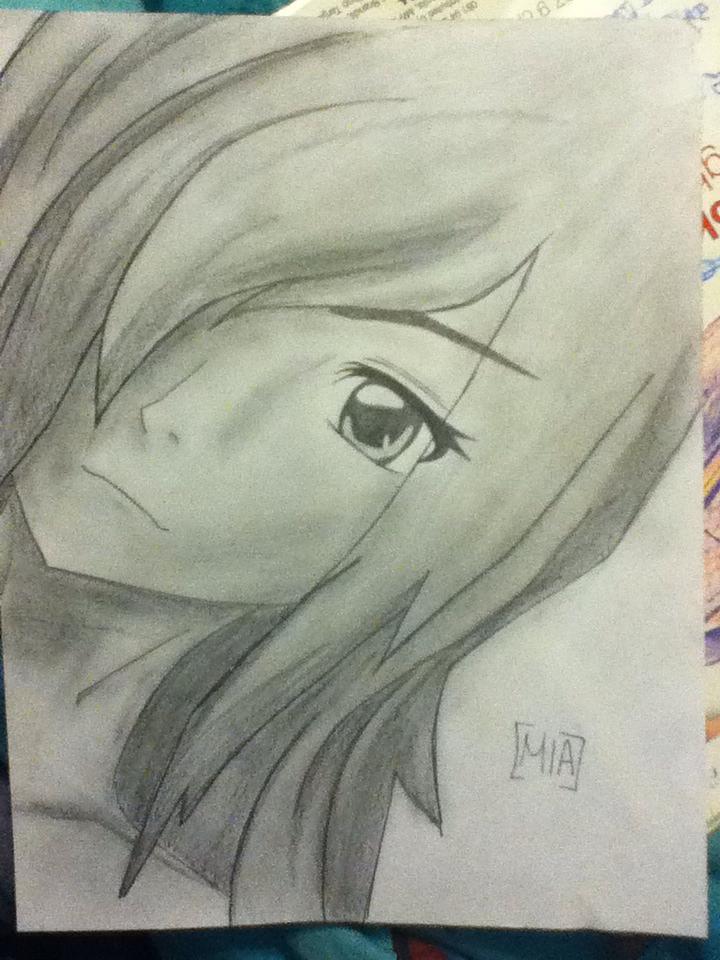 anime Drawing (shading) by 101charlie13801 on DeviantArt