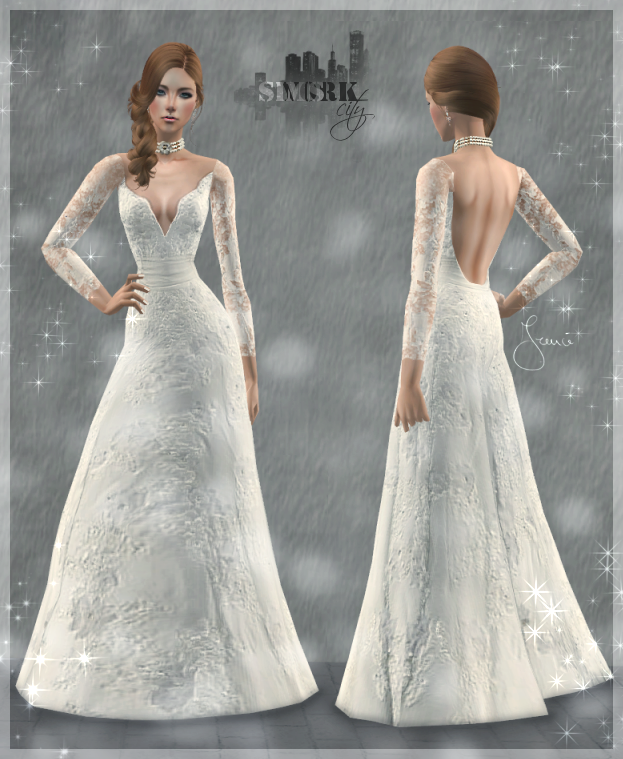 Sims 2 wedding dresses