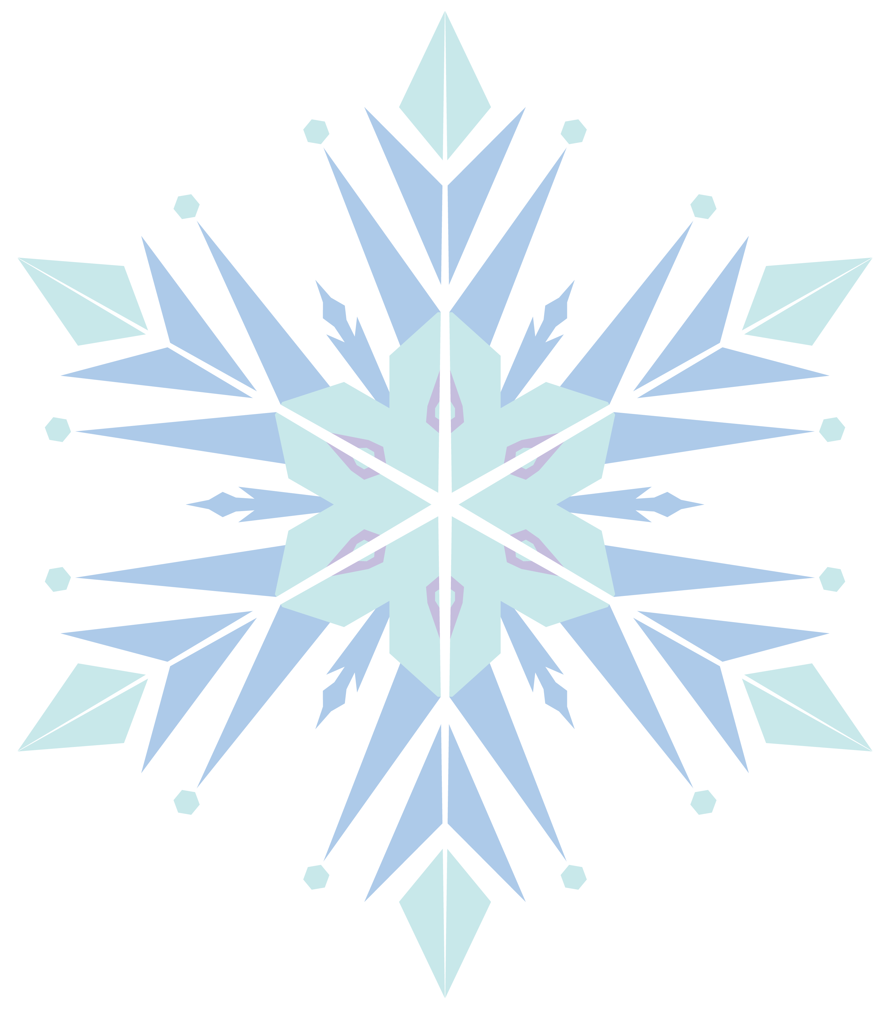 snowflake clipart transparent background - photo #24