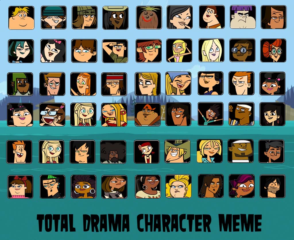 Total Drama Character Rankings (Completed Version) by Chimcharlover13