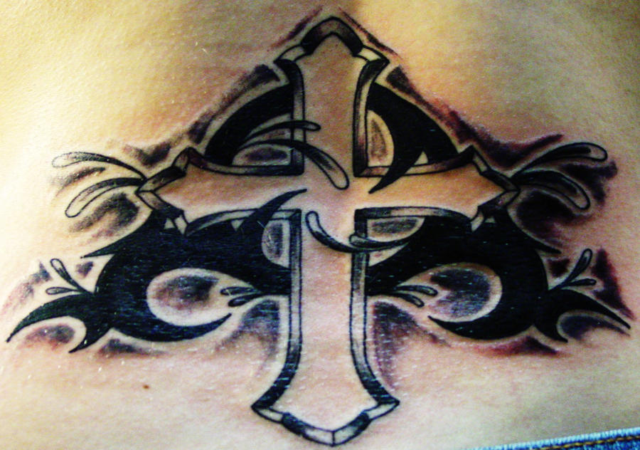 cross tattoos for men on shoulder. I Image of Men Tattoos On Ribs cross tattoos for men tribal 