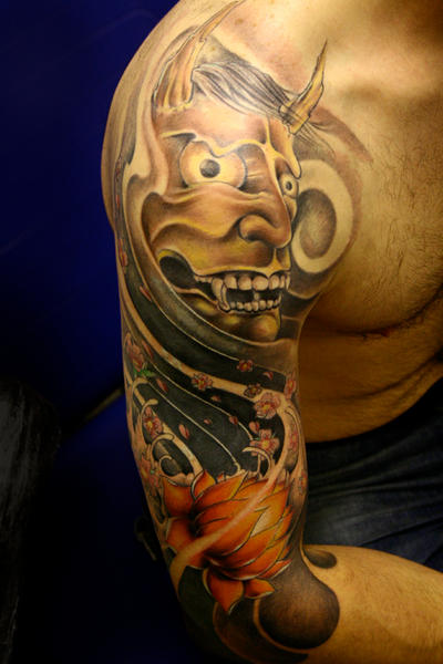 hannya mask tattoo by defpattern on deviantART