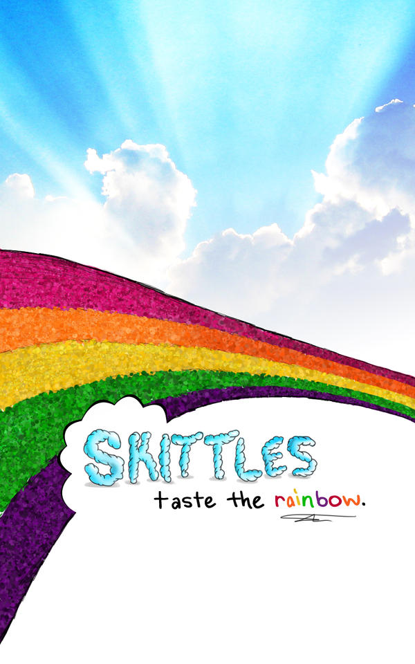 skittles taste rainbow.