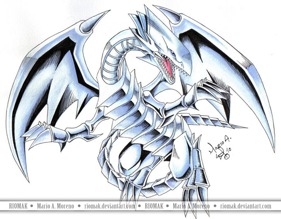 blue eyes white dragon. Blue-Eyes White Dragon 5 by