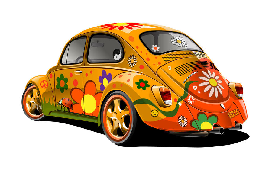 hippie car by bjnivk on deviantART