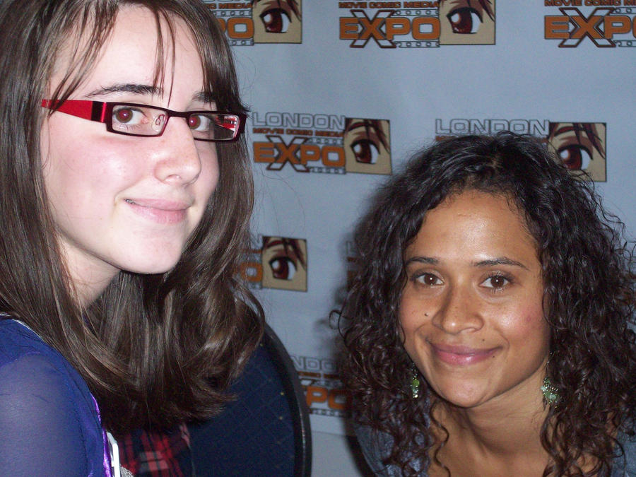 Me and Angel Coulby by lemonysnicketlover on deviantART