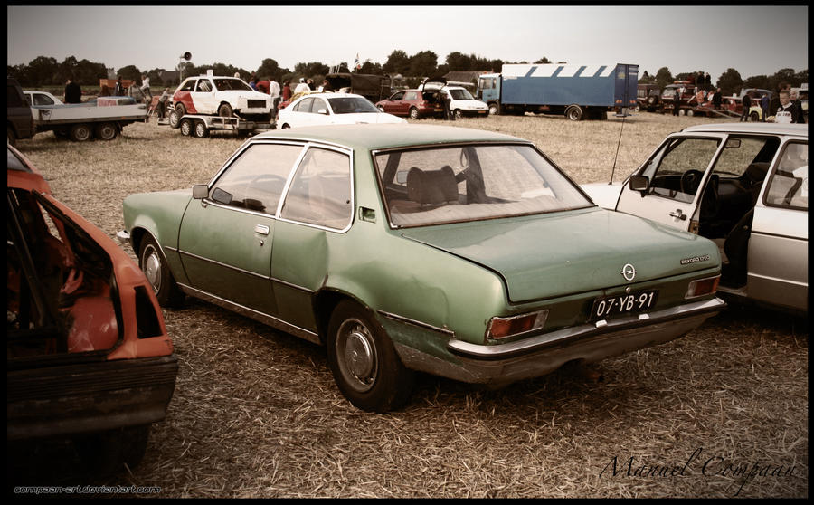 1973 Opel Rekord Coupe by compaanart on deviantART