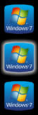 Windows 7 square official logo Start Orb